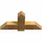 Ekena Millwork Eugene Rough Sawn Timber Gable Bracket, Western Red Cedar, 36"W x 18"H x 4"D x 6"F, 12/12 Pitch GBW036X18X0406EUG00RWR - alternate 2